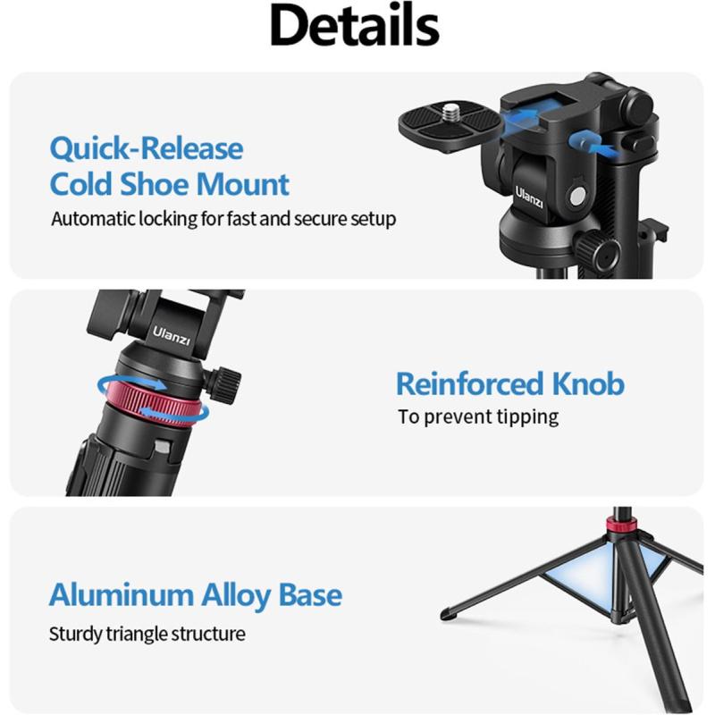 Ulanzi MT-78 Dual Mount Selfie Stick Tripod 185cm