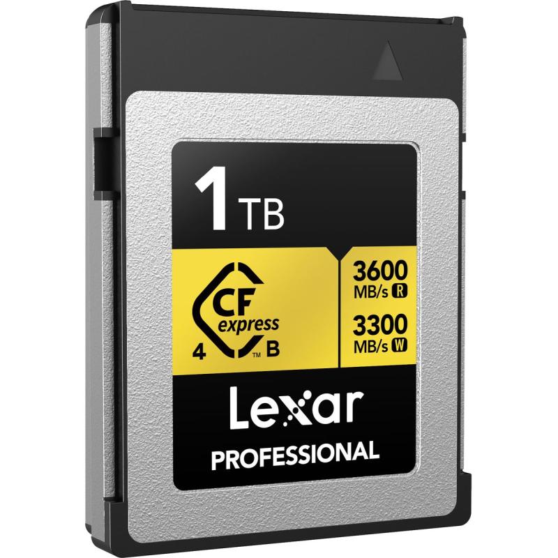 Lexar CFexpress Pro Type B Gold 4.0 Series 1TB - R3600/W3300MB/s