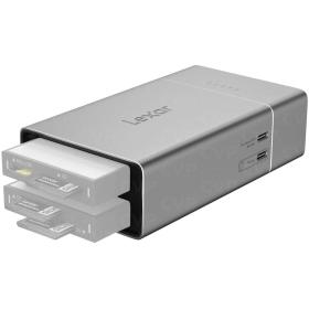 Lexar Workflow Portable Back-Up Housing w/2 Module Bay For Workflow Readers/SSD