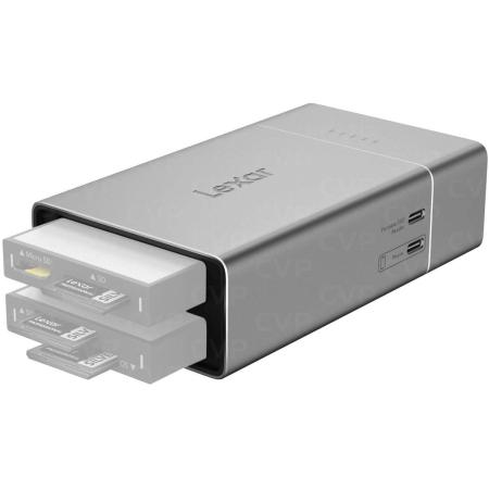 Lexar Workflow Portable Back-Up Housing w/2 Module Bay For Workflow Readers/SSD