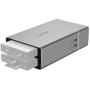 Lexar Workflow Portable Back-Up Housing w/2 Module Bay For Workflow Readers/SSD
