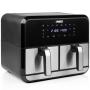 Freidora por Aire / Sin Aceite Princess Double Basket Airfryer 182074/ 2400W/ Capacidad 8L