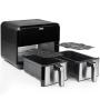 Freidora por Aire / Sin Aceite Princess Double Basket Airfryer 182074/ 2400W/ Capacidad 8L