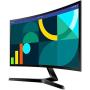 Monitor Curvo Samsung Essential Monitor S3 S24D366GAU/ 24'/ Full HD/ Negro