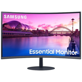 Monitor Curvo Samsung Essential Monitor S39C S27C390EAU/ 27'/ Full HD/ Multimedia/ Negro