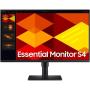 Monitor Profesional Samsung Essential Monitor S4 S27D400GAU/ 24'/ Full HD/ Regulable en altura/ Negro