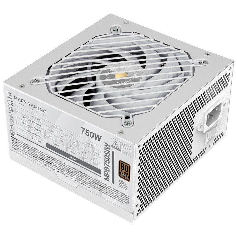 Fuente de Alimentación Mars Gaming MPB750SI/ 750W/ Ventilador 12cm/ 80 Plus Bronze