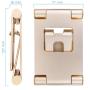 Soporte para Smartphone/Tablet TooQ PH-KEOPS-ALBA/ Dorado