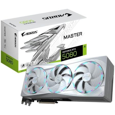 Tarjeta Gráfica Gigabyte AORUS GeForce RTX 5080 MASTER ICE 16G/ 16GB GDDR7