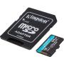 Tarjeta de Memoria Kingston CANVAS Go! Plus 64GB microSD XC con Adaptador/ Clase 10/ 200MBs