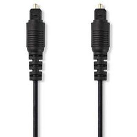 Nedis Optical Audio Cable TosLink M-TosLink M 2.0m BK