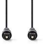 Nedis Optical Audio Cable TosLink M-TosLink M 2.0m BK