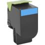 Lexmark 802HC 3K Cyan Return Program Toner Cart