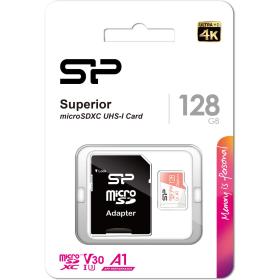 Silicon Power MicroSDXC Superior Pro C10 UHS-1 U3 V30 128GB
