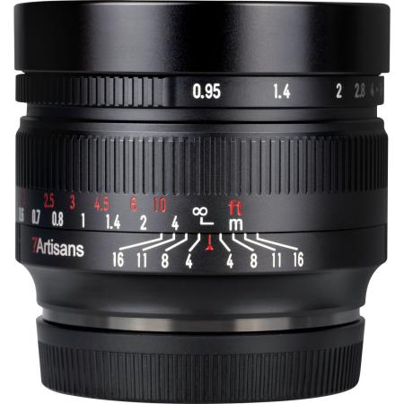 7Artisans 50mm f/0.95 Fuji X-Mount | APS-C Black