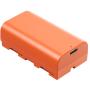 SmallRig 4971 NP F550 USB C Rechargeable Camera Battery (Orange)