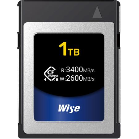 Wise 1TB CFexpress 4.0 Type B Memory Card 2600 MB/s