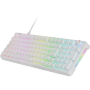 Teclado Gaming Mecánico Mars Gaming MKPROYES/ Switch Amarillo/ Blanco