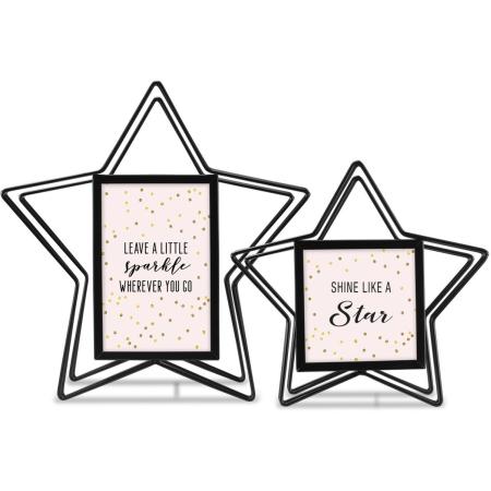 Hama Portretlijst Stella Black 10 X 10 cm EN 10 X 15 cm Set Van 2