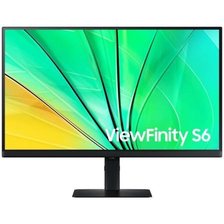 Monitor Profesional Samsung ViewFinity S6 S27D600EAU 27'/ QHD/ Regulable en Altura/ Negro