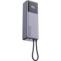 Powerbank 10000mAh Xiaomi Power Bank Integrated Cable/ 165W/ Gris