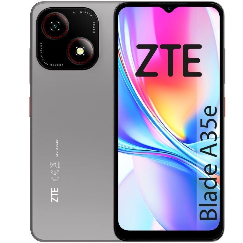 ZTE Smartphone ZTE Blade A35E 2GB/ 32GB/ 6.52'/ Gris Oscuro