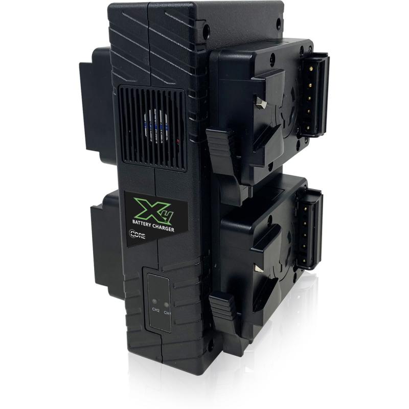 CoreSWX Compact V-Mount 4-POSITION Fast Charger 4HRS