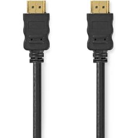 Nedis High Speed HDMI-Cable 4K@60Hz Arc 18 Gbps 2.00 M Round PVC Black Box