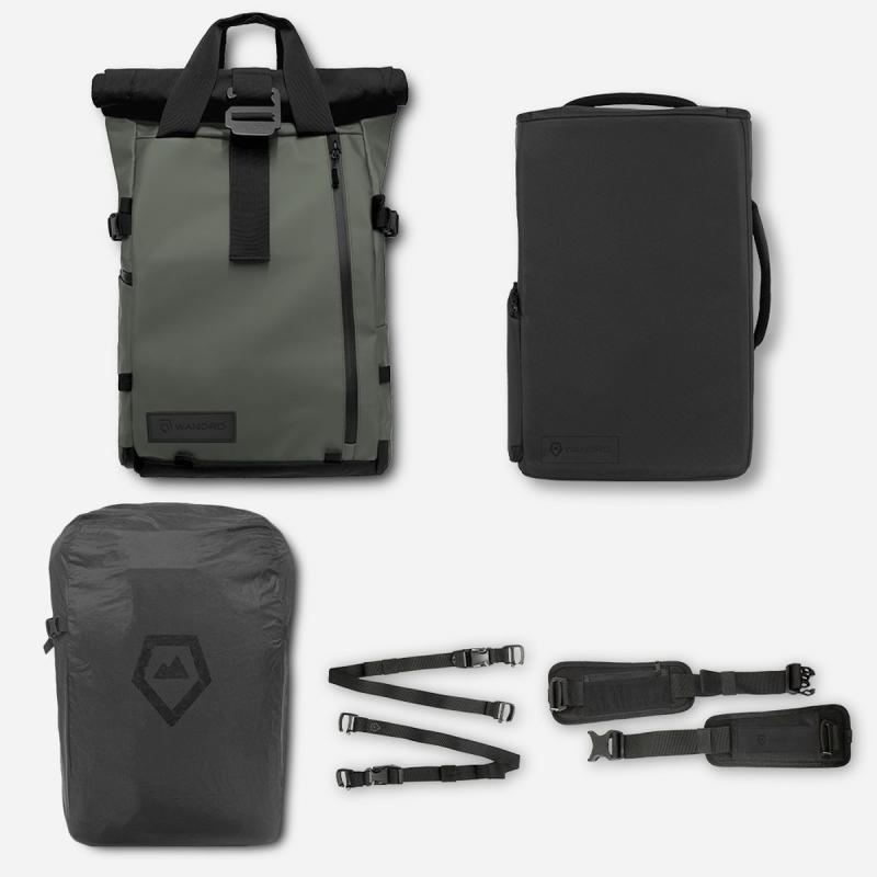 WANDRD The PRVKE 21-LITER Green Pro Photography Bundle