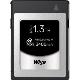 Wise 1.3TB CFexpress 4.0 Type B Pro MK II Memory Card 3600 MB/s
