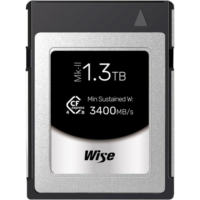 Wise 1.3TB CFexpress 4.0 Type B Pro MK II Memory Card 3600 MB/s