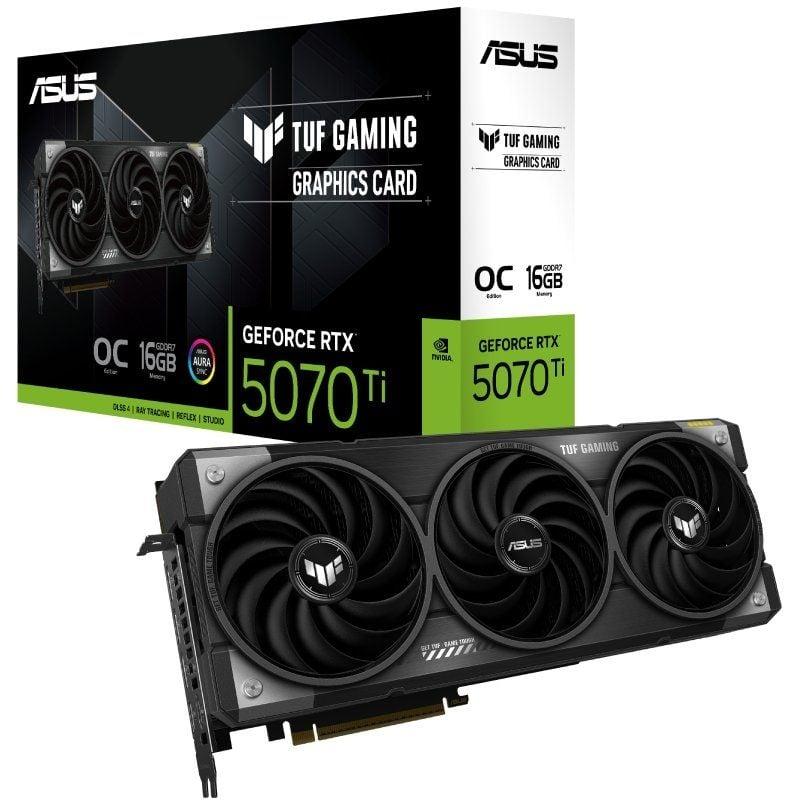 Tarjeta Gráfica Asus TUF Gaming GeForce RTX 5070 Ti OC/ 16GB GDDR7