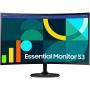 Monitor Profesional Samsung Essential Monitor S3 S36GD S27D362GAU/ 27'/ Full HD/ Negro