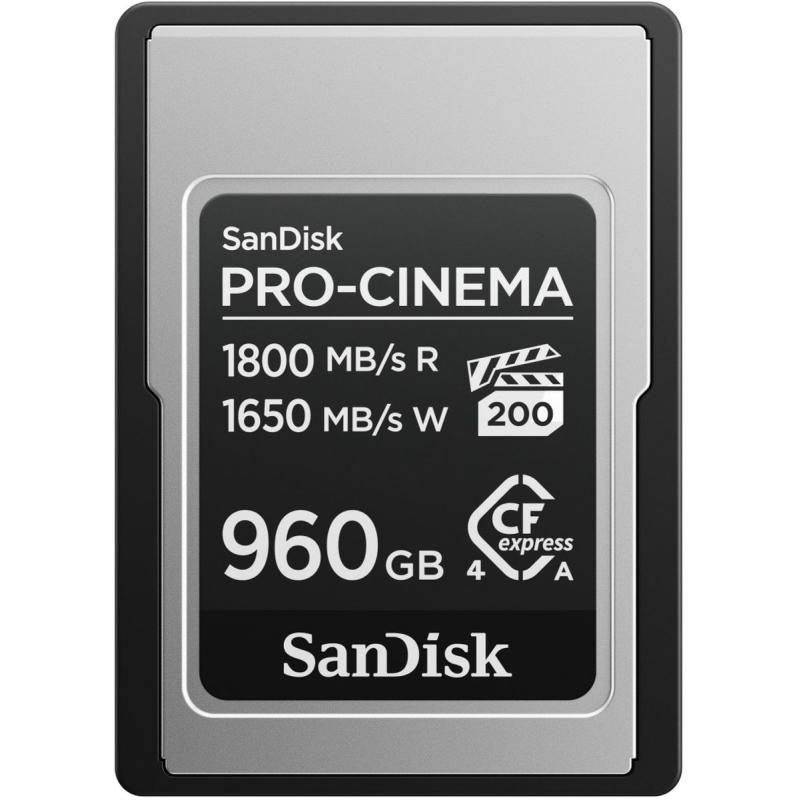 SanDisk CF Express Pro Cinema 480GB 1800 / 1650 MB/s Type A