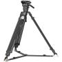SmallRig 4463 Heavy-Duty Carbon Fiber Tripod Kit AD-120