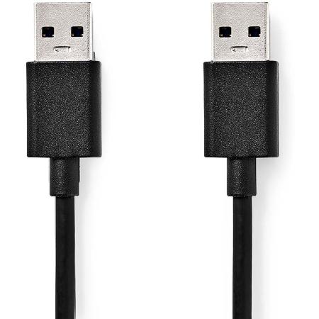 Nedis USB-Cable | USB 3.2 Gen 1 | USB-A Male | 5 Gbps | 1.00 M | PVC | Black