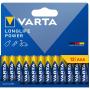 Varta Alkaline Battery AAA 1.5 V High Energy 12-pack