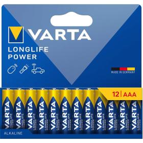 Varta Alkaline Battery AAA 1.5 V High Energy 12-pack