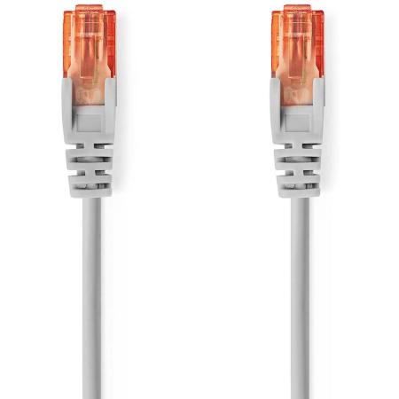 Nedis CAT6 Network Cable | RJ45 Male | U/UTP | 2.00 M | Round | Grey