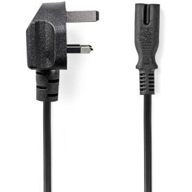 Nedis UK-Power Cable | UK Male | 5.00 M| 2 X 0.75 MM² | Copper | Round | Type-G