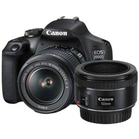 Canon EOS 2000D + 18-55 IS + 50 1.8S
