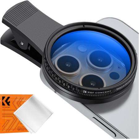 K&amp;F Concept Smartphone CPL Filter 52mm w/ Clamp