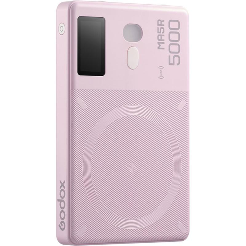 Godox MA5R Mobile Power Bank&amp;amp;rgb LED Light Pink