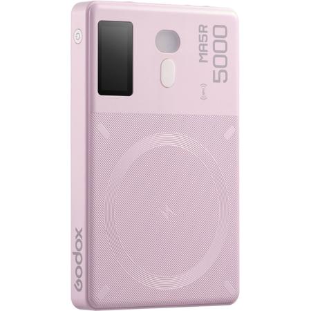 Godox MA5R Mobile Power Bank&amp;amp;rgb LED Light Pink