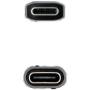 Cable Alargador USB Tipo-C 3.2 Nanocable 10.01.4502-COMB/ USB Tipo-C Macho - USB Tipo-C Hembra/ 2m/ Negro