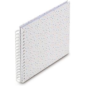 Hama Spiraalalbum Confetti 28x24 cm 50 White Pagina&amp;#039;s