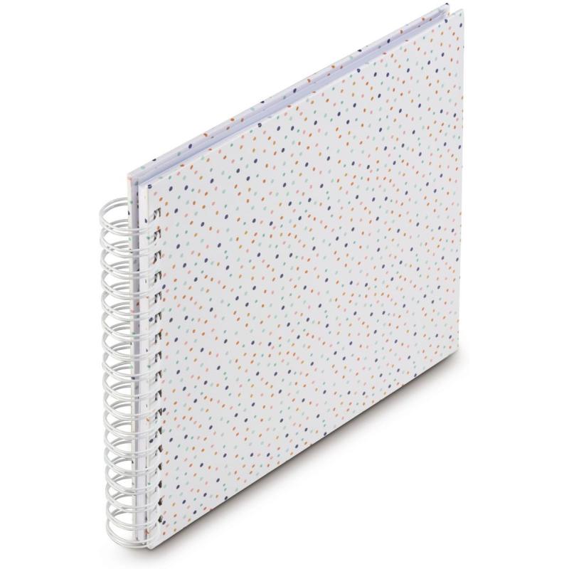 Hama Spiraalalbum Confetti 28x24 cm 50 White Pagina&amp;#039;s