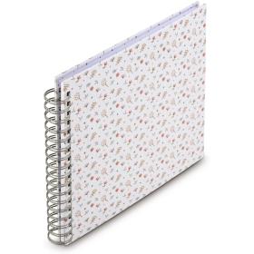 Hama Spiraalalbum Floral 28x24 cm 50 White Pagina&amp;#039;s