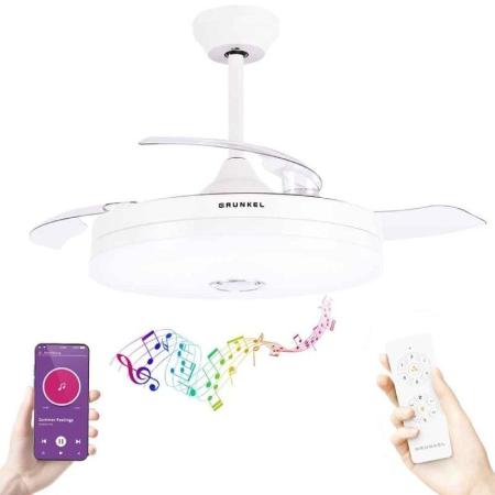 Ventilador de Techo Grunkel SKYWIND-42BT2/ 30W/ 3 Aspas 106cm 6 Velocidades