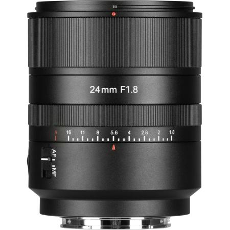 7Artisans AF24mm f/1.8 Sony E Mount DE-Clicked Black